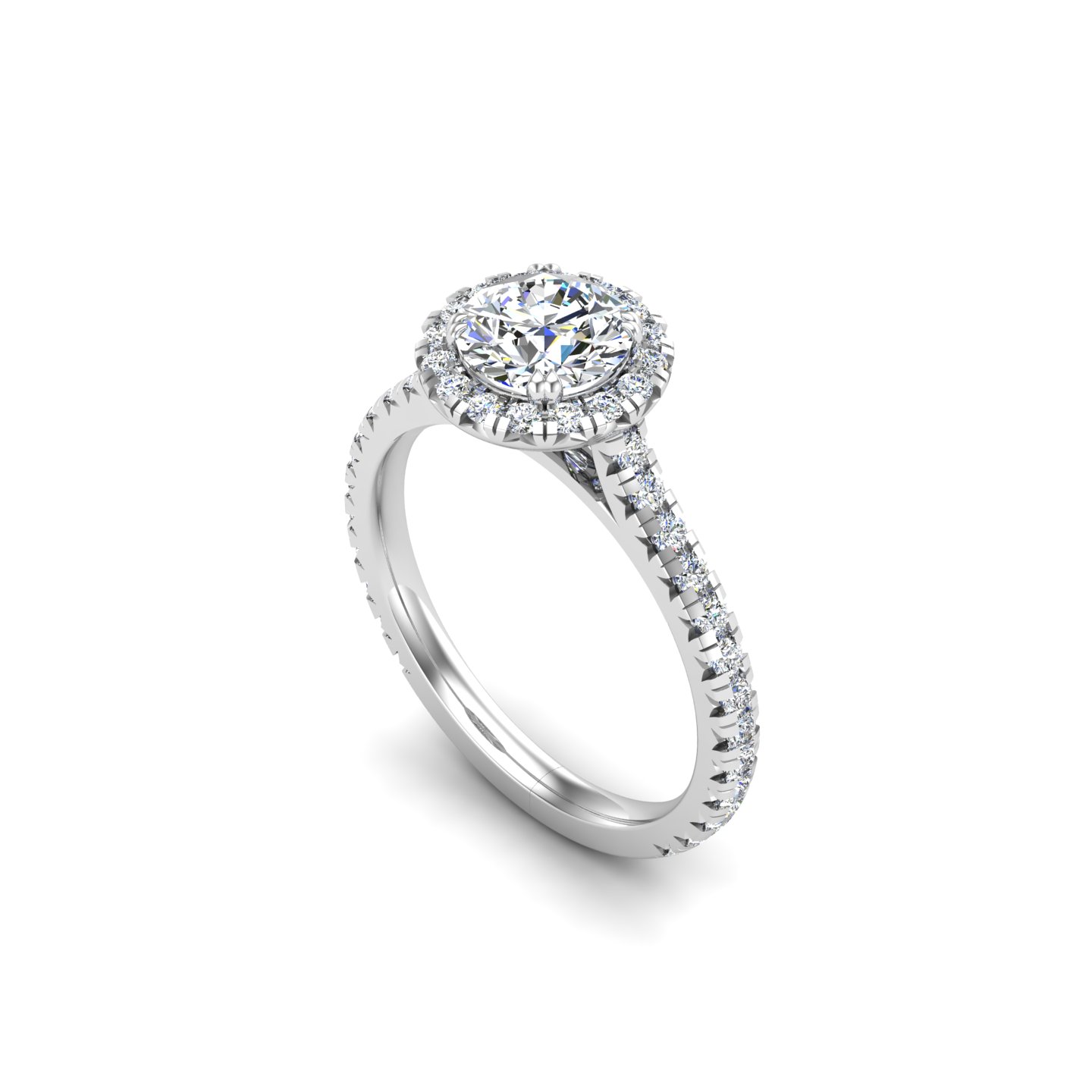 Alison Halo Engagement ring